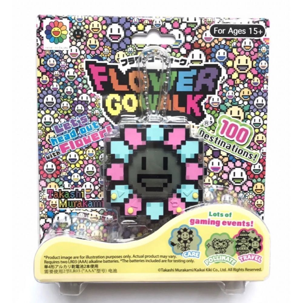Sealed Takashi Murakami Flower Go Walk Pink and Blue 2022 Collectable